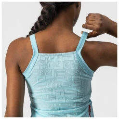 Castelli Women's Promessa Jacquard Bavette Top - Rad Singlet -Continen Fahrrad Geschaft castelli womens promessa jacquard bavette top rad singlet detail 4