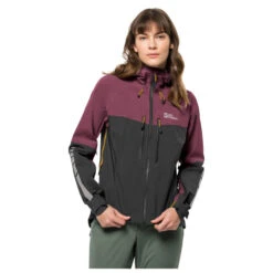 Jack Wolfskin Women's Morobbia 3L Jacket - Fahrradjacke -Continen Fahrrad Geschaft jack wolfskin womens morobbia 3l jacket fahrradjacke detail 4