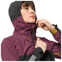 Jack Wolfskin Women's Morobbia 3L Jacket - Fahrradjacke -Continen Fahrrad Geschaft jack wolfskin womens morobbia 3l jacket fahrradjacke detail 6