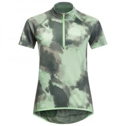Jack Wolfskin Women's Tourer Halfzip Print T - Radtrikot -Continen Fahrrad Geschaft jack wolfskin womens tourer halfzip print t radtrikot 1