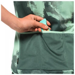 Jack Wolfskin Women's Tourer Halfzip Print T - Radtrikot -Continen Fahrrad Geschaft jack wolfskin womens tourer halfzip print t radtrikot detail 4