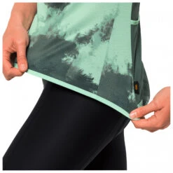 Jack Wolfskin Women's Tourer Halfzip Print T - Radtrikot -Continen Fahrrad Geschaft jack wolfskin womens tourer halfzip print t radtrikot detail 6