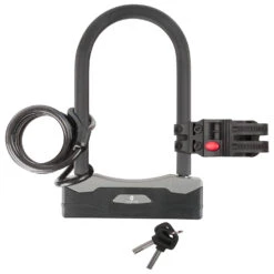 M-Wave Bügelschloss Mit Spiralgabel B & S - Fahrradschloss -Continen Fahrrad Geschaft m wave buegelschloss mit spiralgabel b s fahrradschloss detail 5