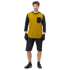 Norrøna Skibotn Wool 3/4 T-Shirt - Radtrikot -Continen Fahrrad Geschaft norroena skibotn wool 3 4 t shirt radtrikot detail 3