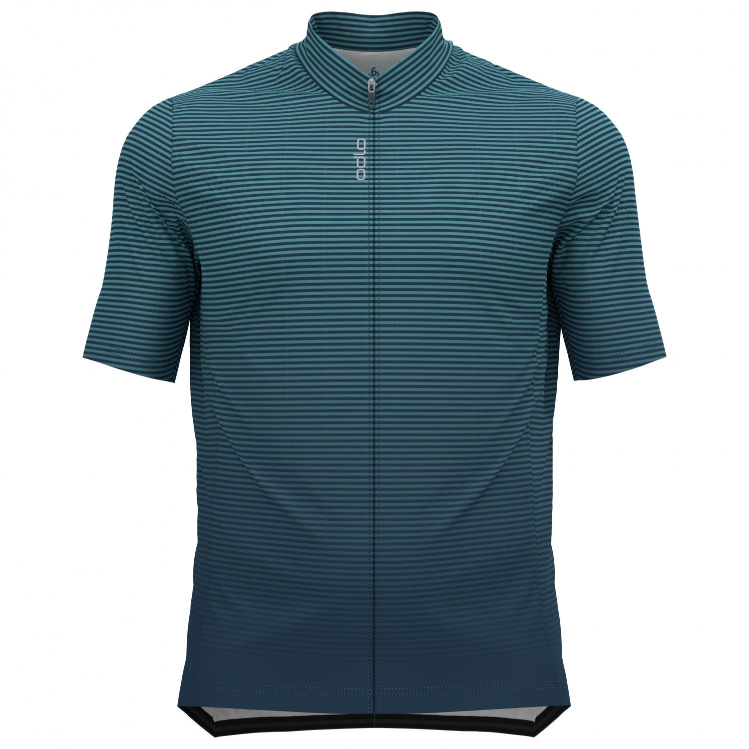 Odlo T-Shirt S/U Collar S/S Full Zip Essential Print - Radtrikot 3 Odlo T-Shirt S/U Collar S/S Full Zip Essential Print - Radtrikot – Bild 3