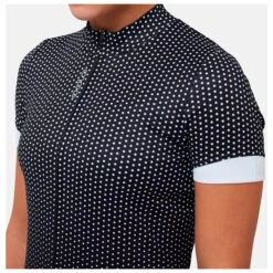 Odlo Women's T-Shirt S/U Collar S/S FZ Essential Print - Radtrikot -Continen Fahrrad Geschaft odlo womens t shirt s u collar s s fz essential print radtrikot detail 8