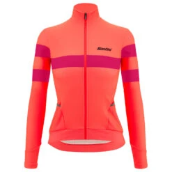 Santini Women's 2W Coral Bengal L/S Jersey - Radtrikot